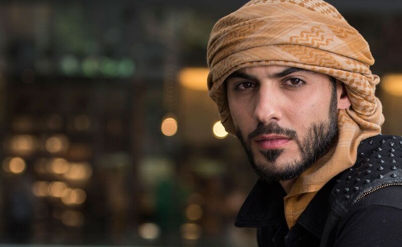 Handsome man arab most the UAE’s 20